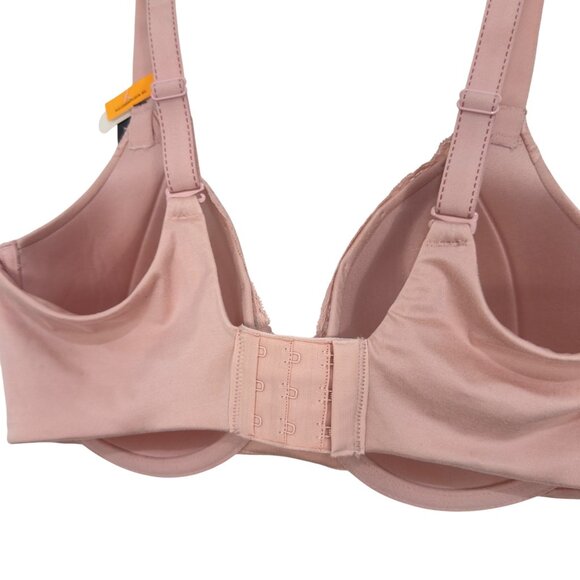 Maidenform Comfort Devotion T-Shirt Bra 34DD Convertible Straps Lace Blush Pink - Picture 6 of 10